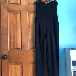 Strapless Sweetheart Neck Jumpsuit